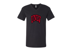 SweatRo UNLV Rebels BELLA  CANVAS - Jersey V-Neck T-Shirt
