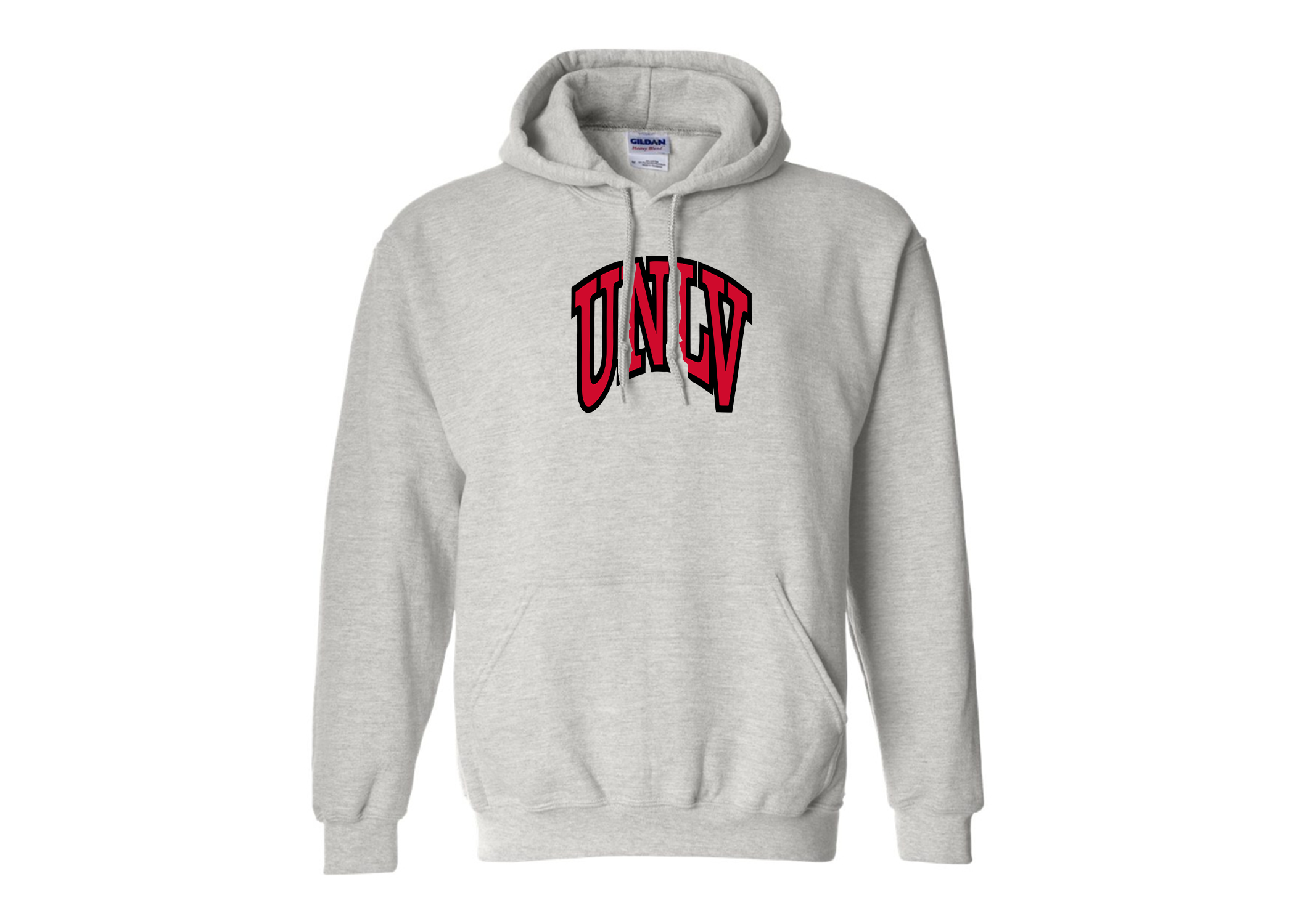SweatRo Men's UNLV Rebels Gildan Heavy Blend Hooded Sweatshirt