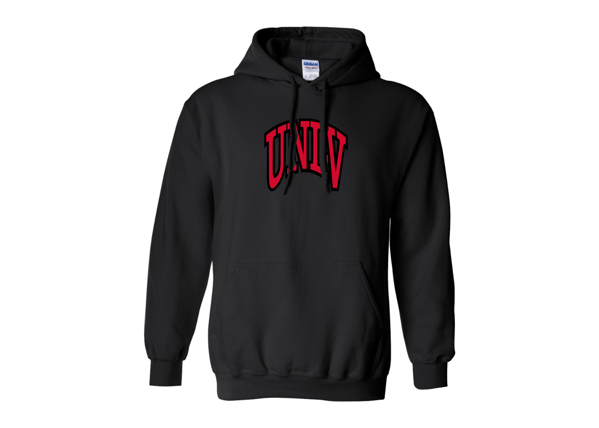 SweatRo Men's UNLV Rebels Gildan Heavy Blend Hooded Sweatshirt
