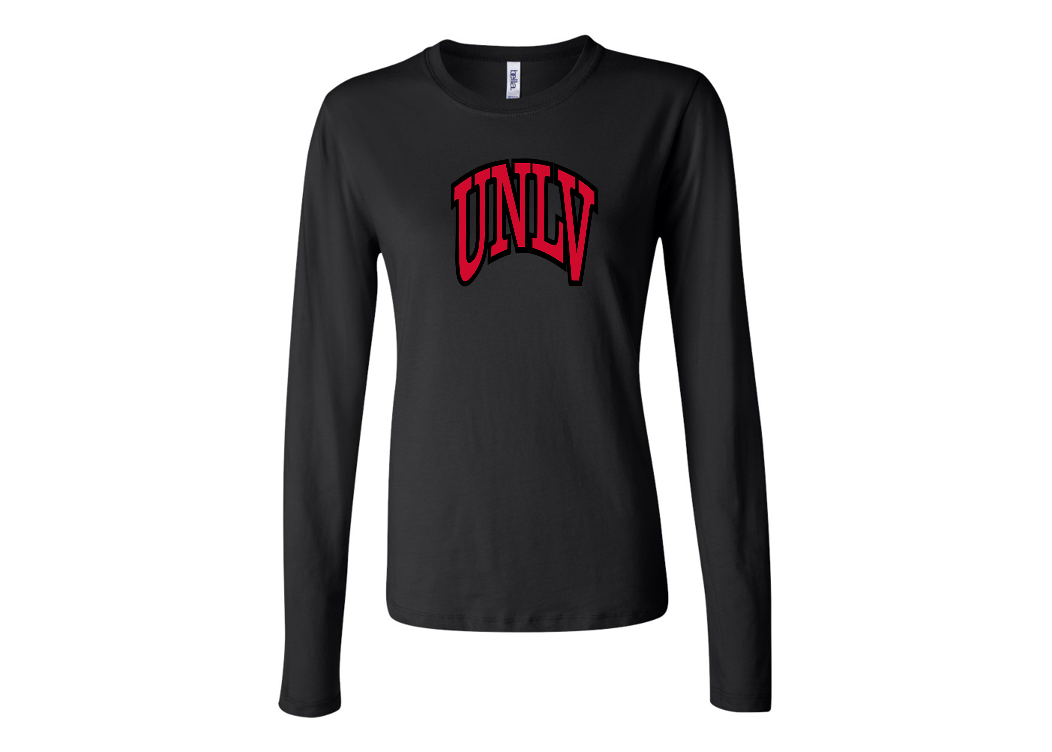 SweatRo BELLA CANVAS Women’s UNLV Rebels Jersey Long Sleeve Tee