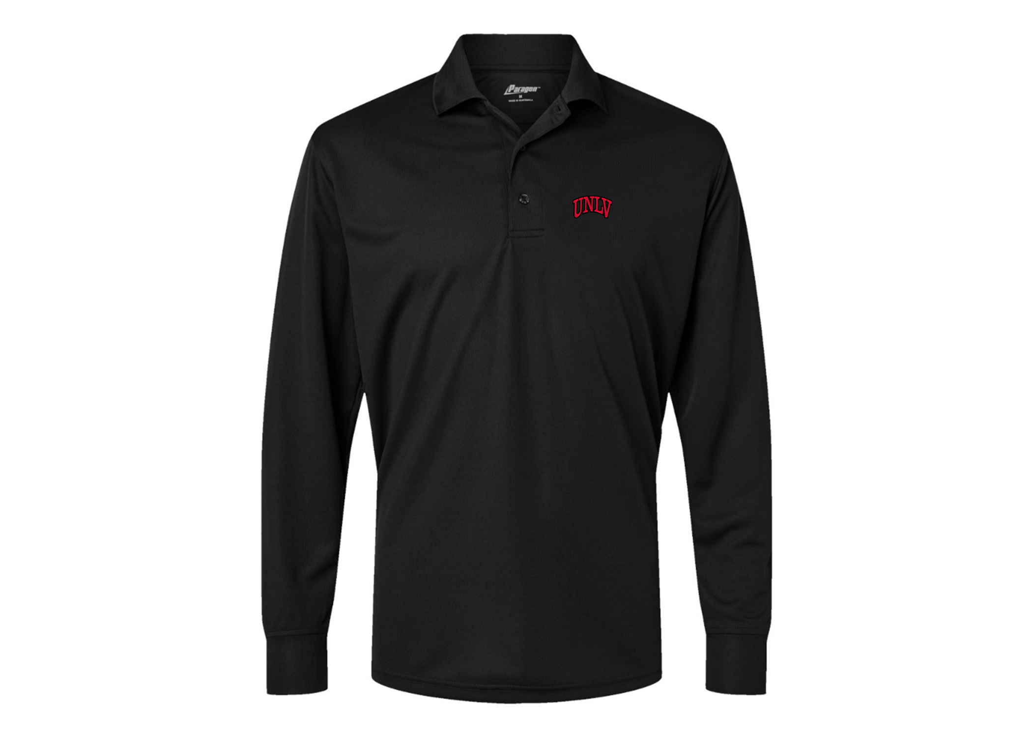 SweatRo Men's UNLV Rebels Paragon Prescott Long Sleeve Polo