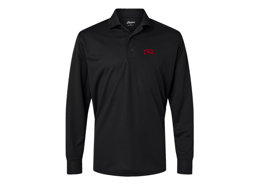 Men's UNLV Rebels Paragon Prescott Long Sleeve Polo