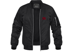 SweatRo Men's UNLV Rebels Lightweight Bomber Jacket Windbreaker Softshell Varsity Jacket Coat