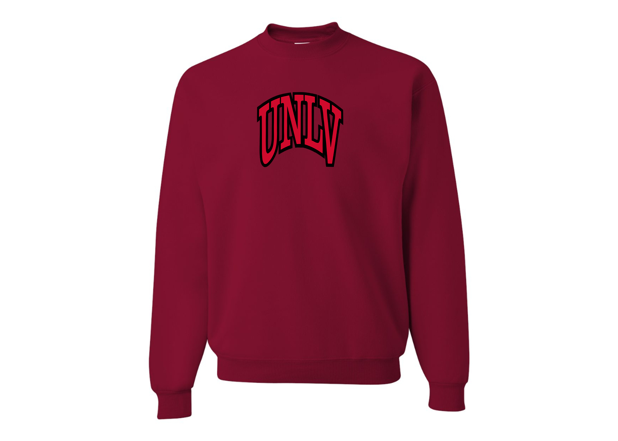 SweatRo Men's UNLV Rebels JERZEES NuBlend Crewneck Sweatshirt