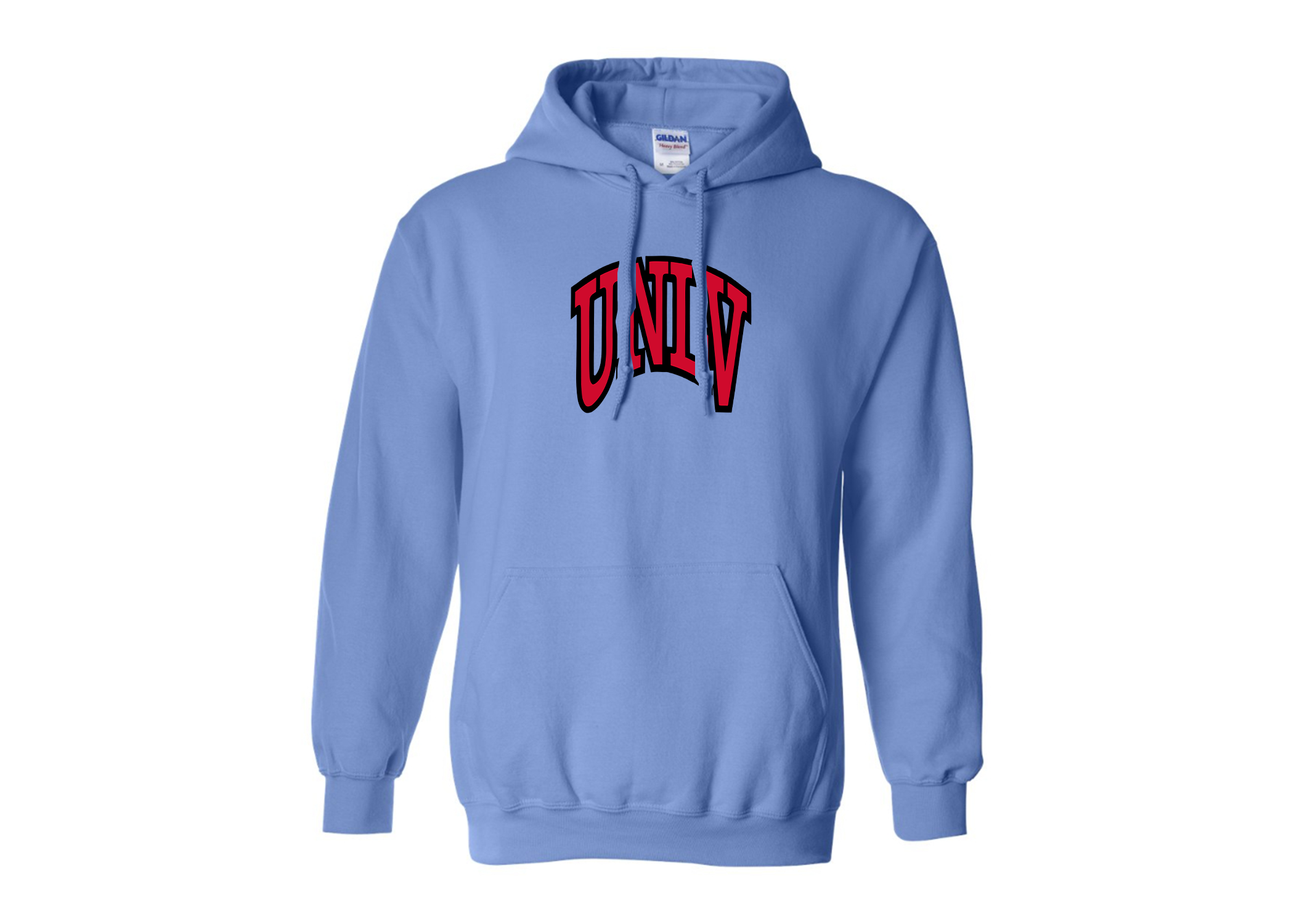 SweatRo Men's UNLV Rebels Gildan Heavy Blend Hooded Sweatshirt