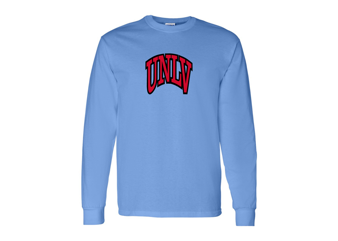 Men's UNLV Rebels Gildan Heavy Cotton Long Sleeve T-Shirt