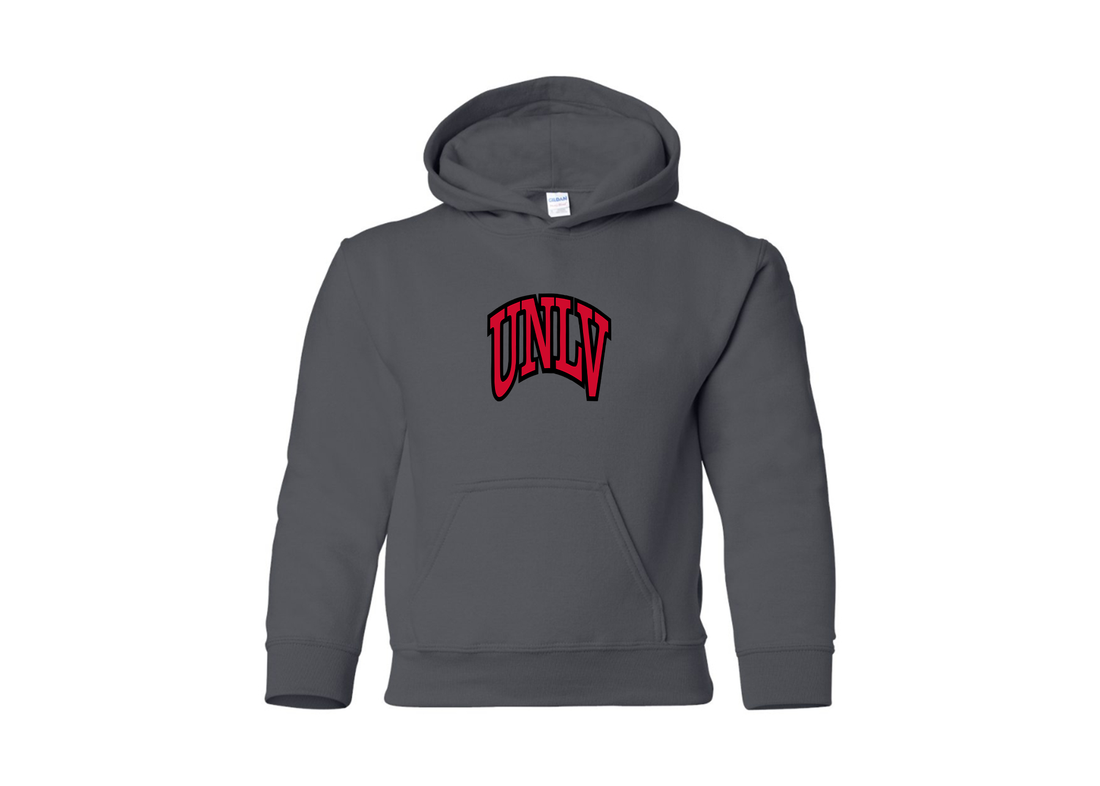 Youth UNLV Rebels Gildan Heavy Blend  Hooded Sweatshirt