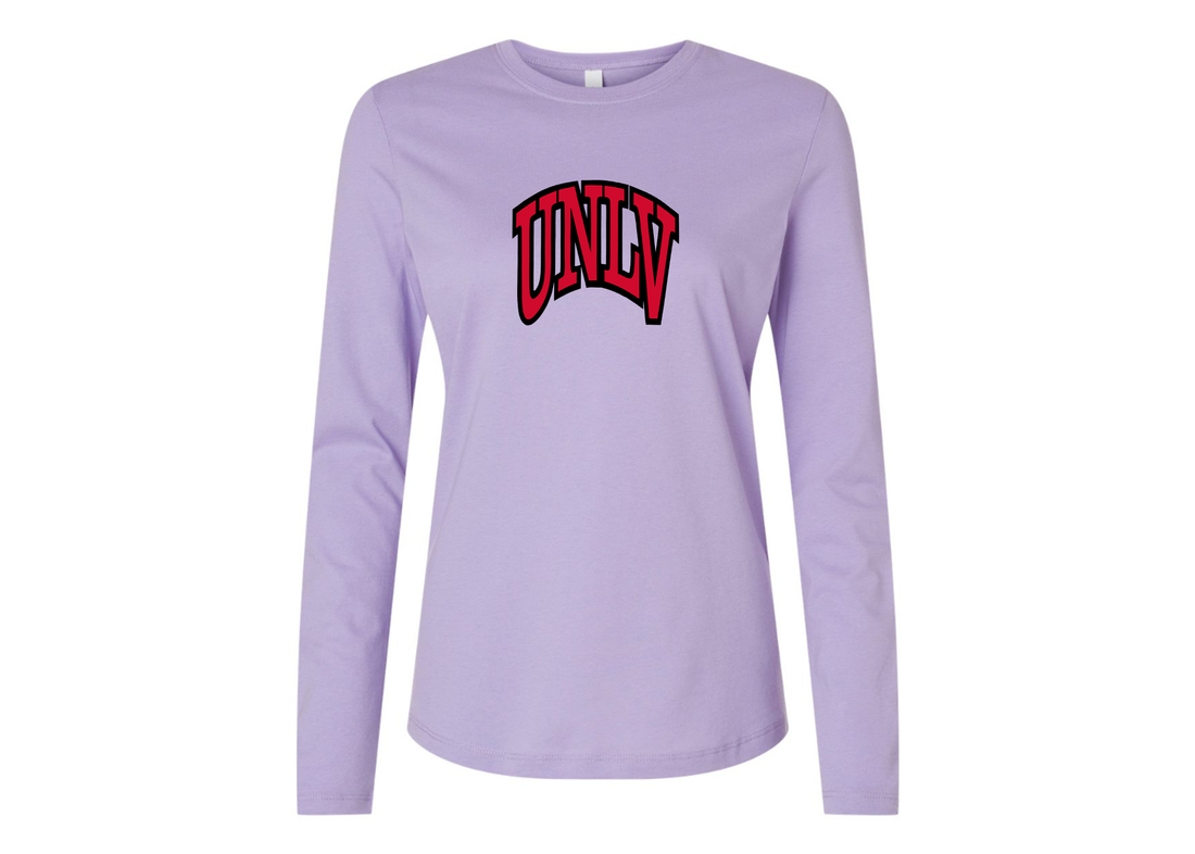 BELLA CANVAS Women’s UNLV Rebels Jersey Long Sleeve Tee