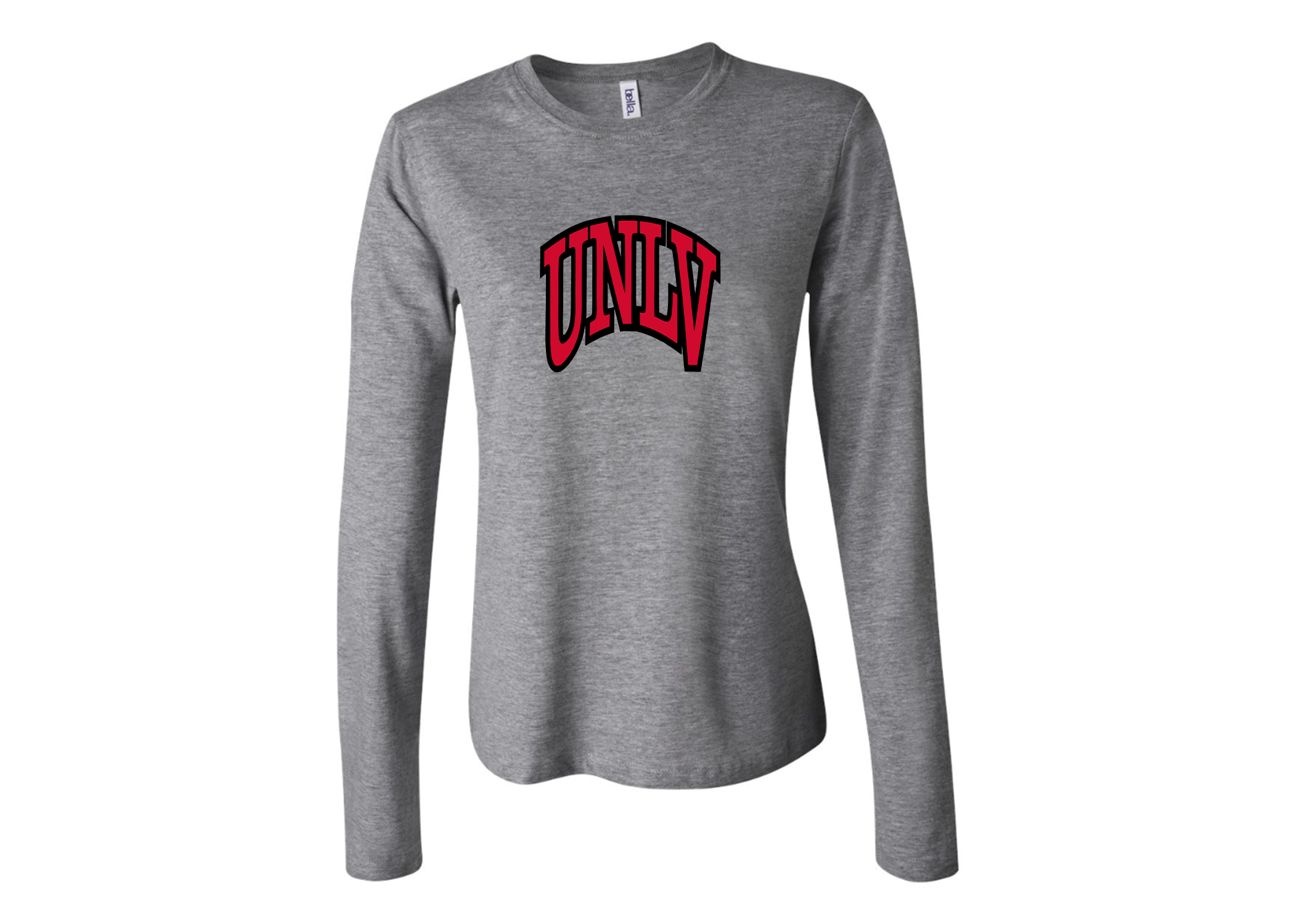 SweatRo BELLA CANVAS Women’s UNLV Rebels Jersey Long Sleeve Tee