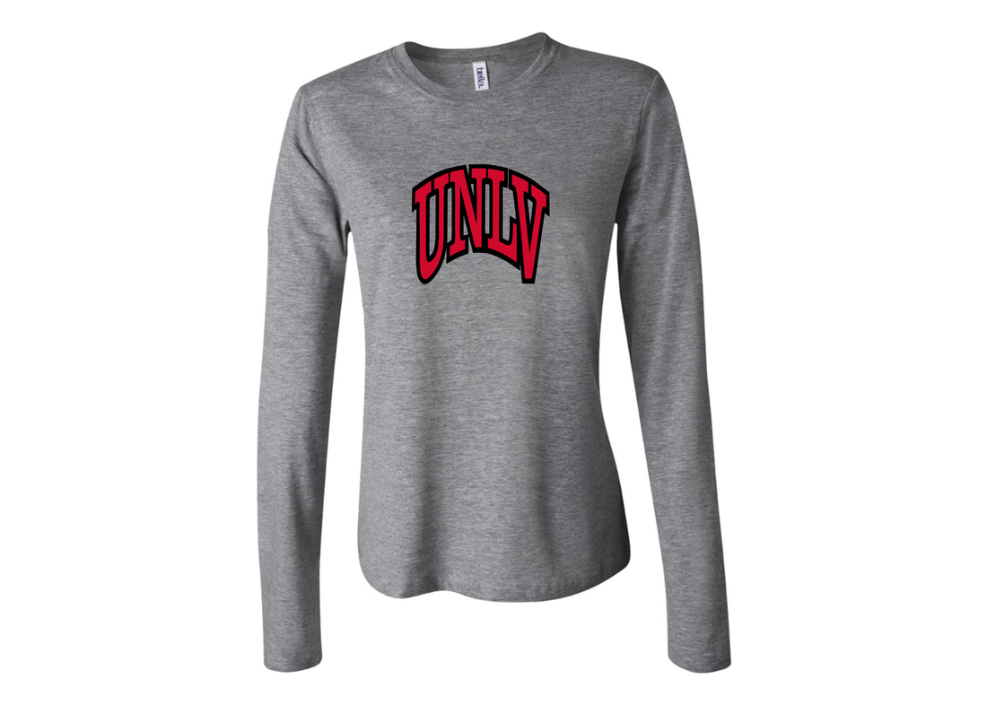 BELLA CANVAS Women’s UNLV Rebels Jersey Long Sleeve Tee