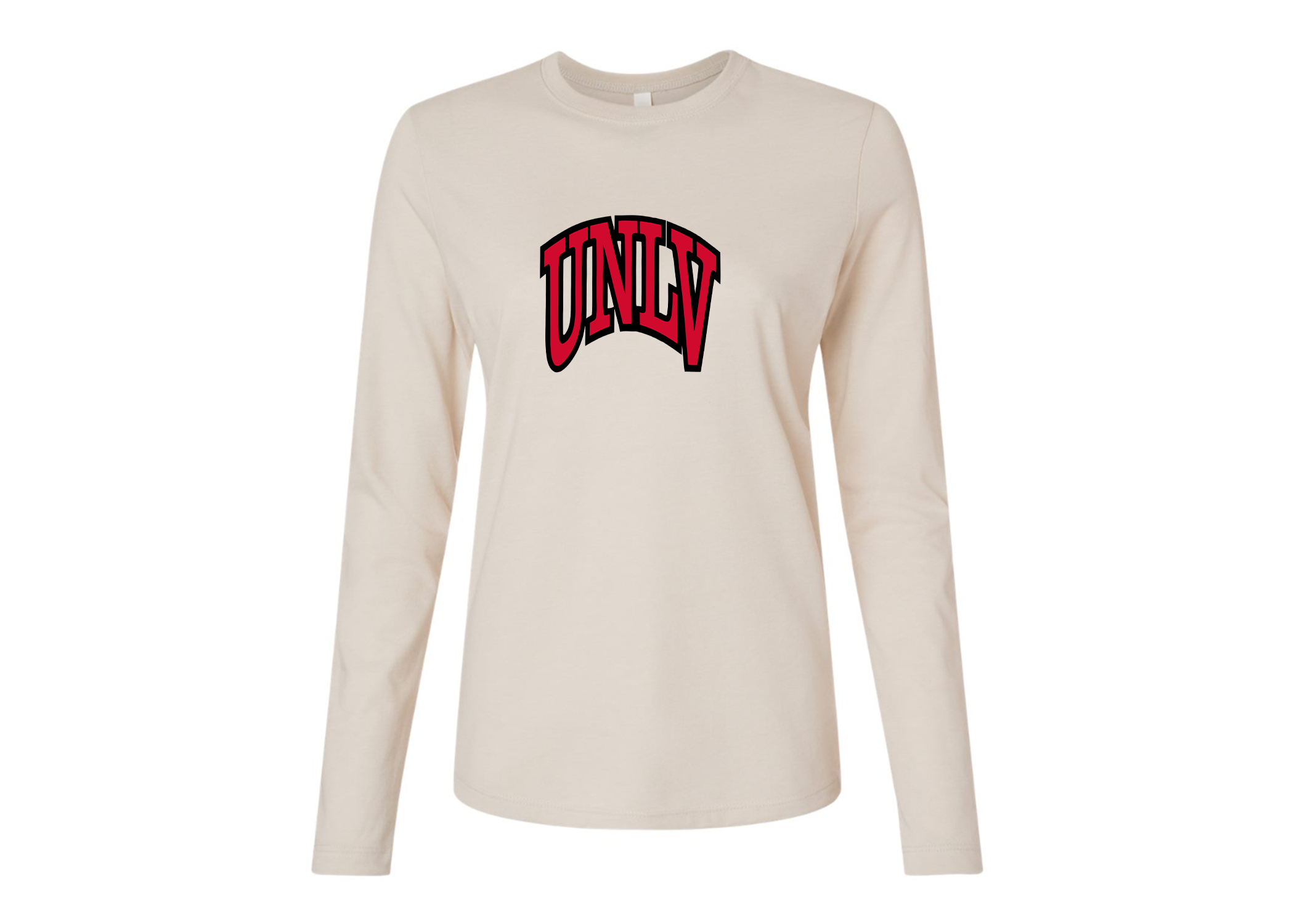SweatRo BELLA CANVAS Women’s UNLV Rebels Jersey Long Sleeve Tee