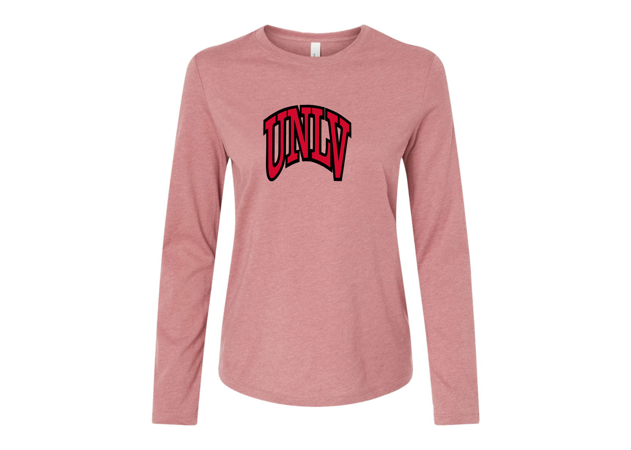 SweatRo BELLA CANVAS Women’s UNLV Rebels Jersey Long Sleeve Tee