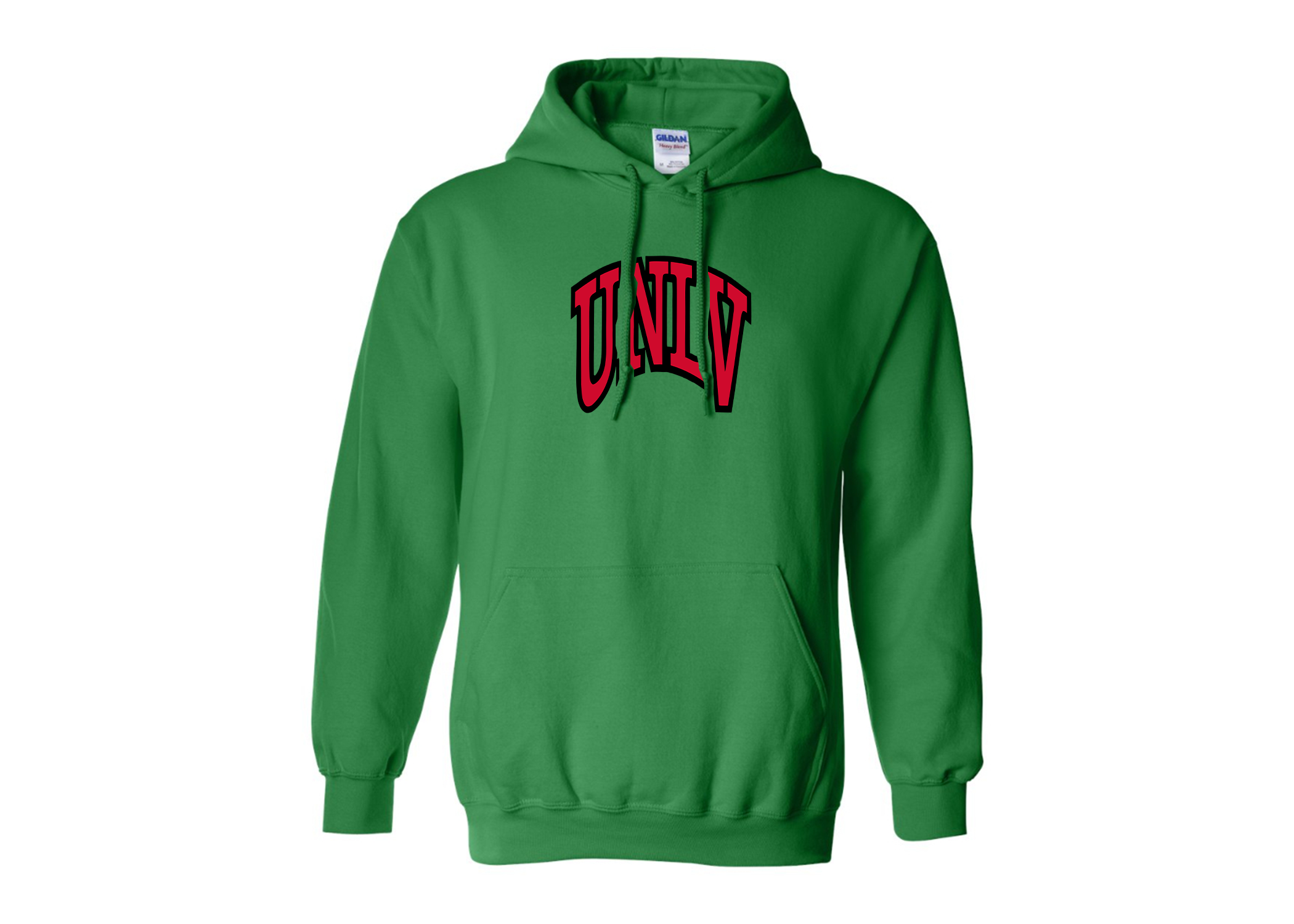 SweatRo Men's UNLV Rebels Gildan Heavy Blend Hooded Sweatshirt