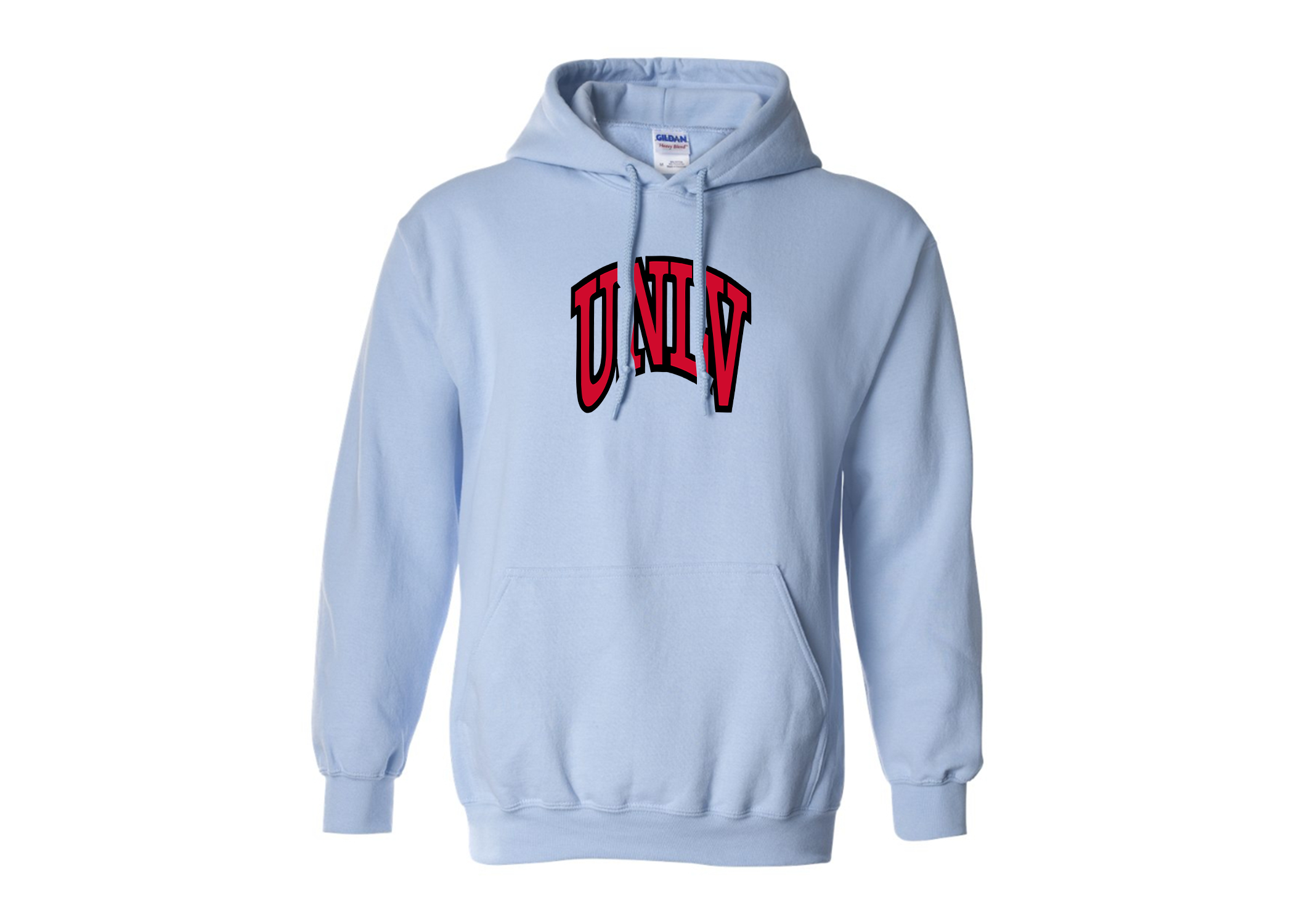 SweatRo Men's UNLV Rebels Gildan Heavy Blend Hooded Sweatshirt