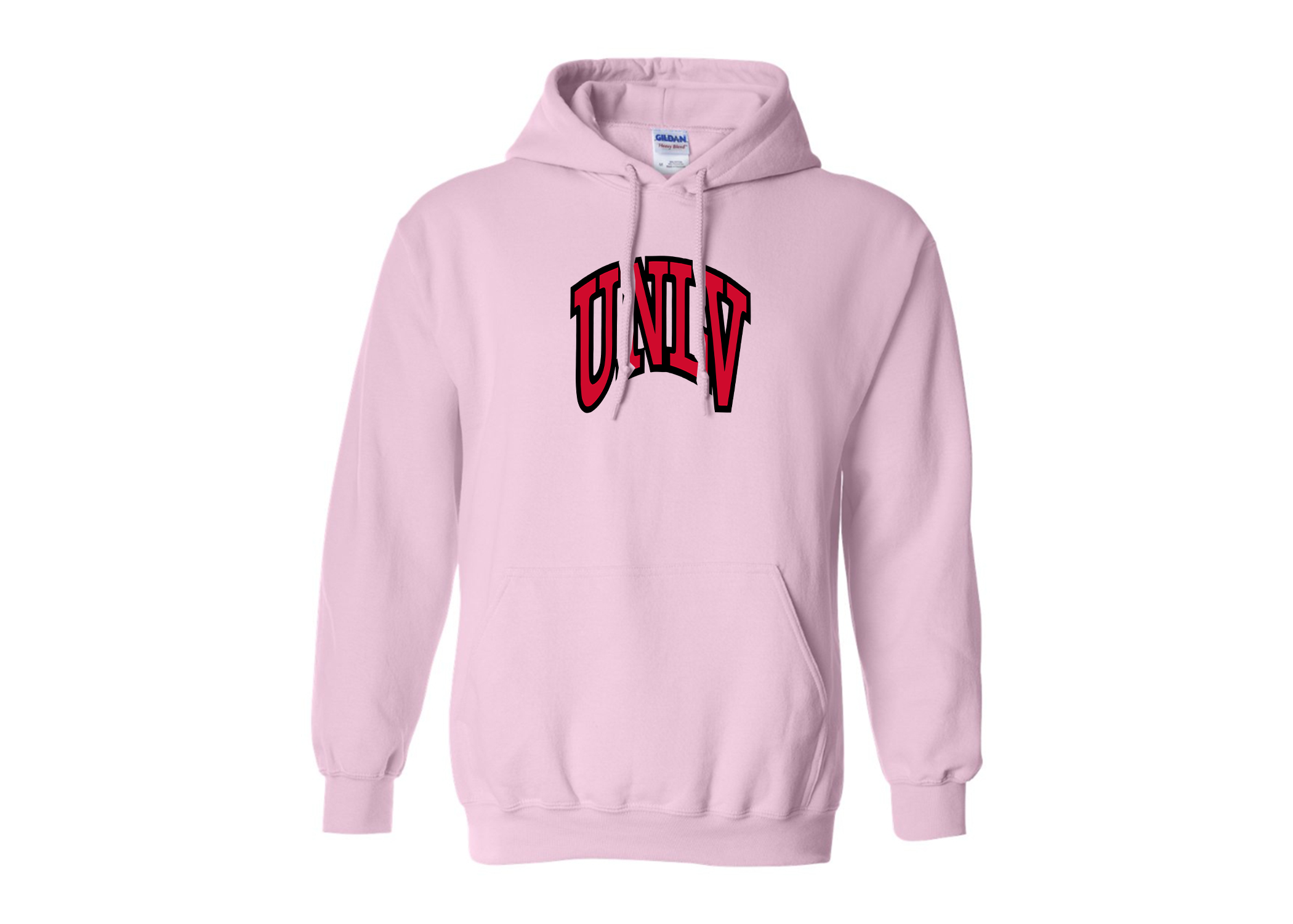 SweatRo Men's UNLV Rebels Gildan Heavy Blend Hooded Sweatshirt