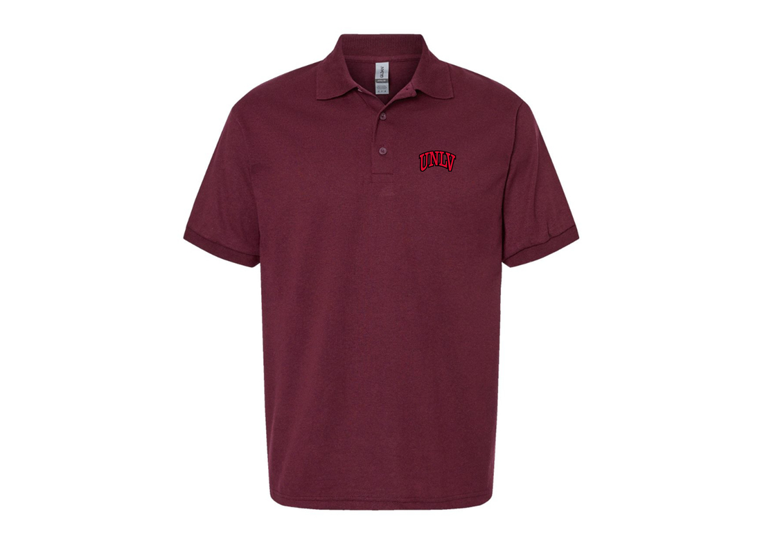 Men's UNLV Rebels Gildan Dry Blend Jersey Polo