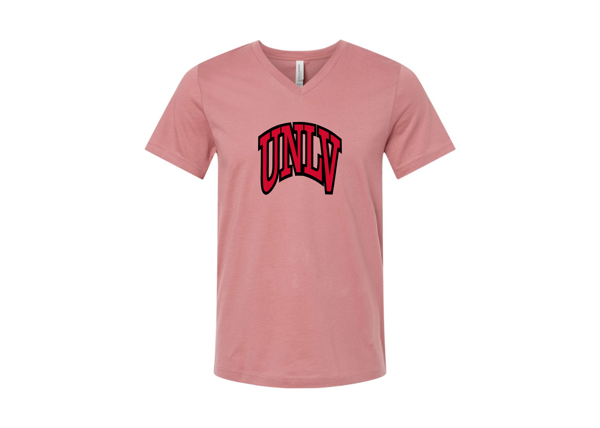 SweatRo UNLV Rebels BELLA  CANVAS - Jersey V-Neck T-Shirt