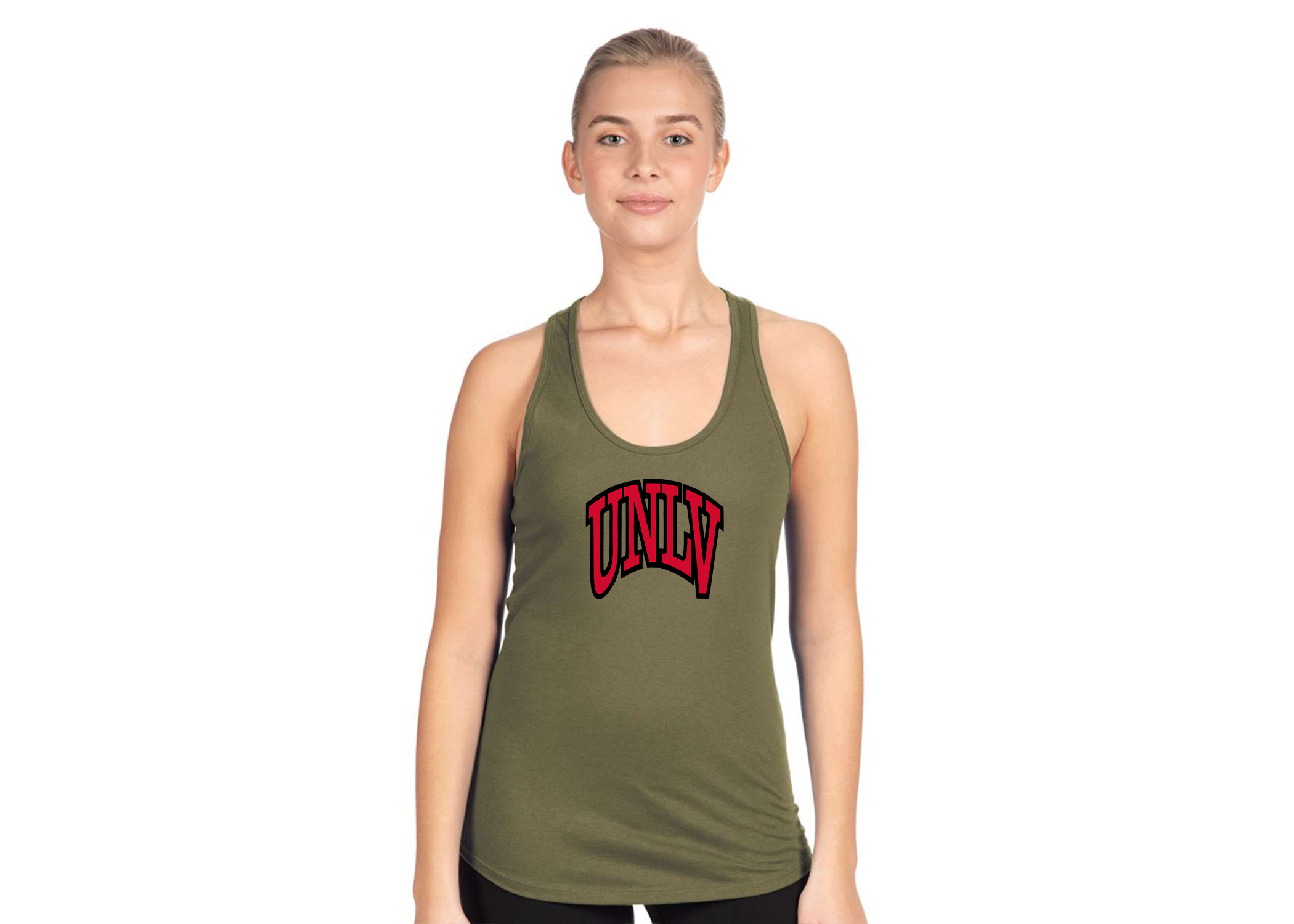 SweatRo Women's UNLV Rebels Next Level Ideal Racerback Tank