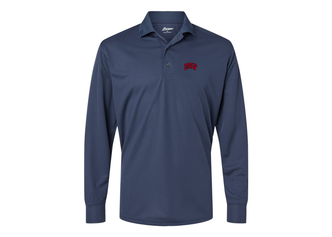 Men's UNLV Rebels Paragon Prescott Long Sleeve Polo