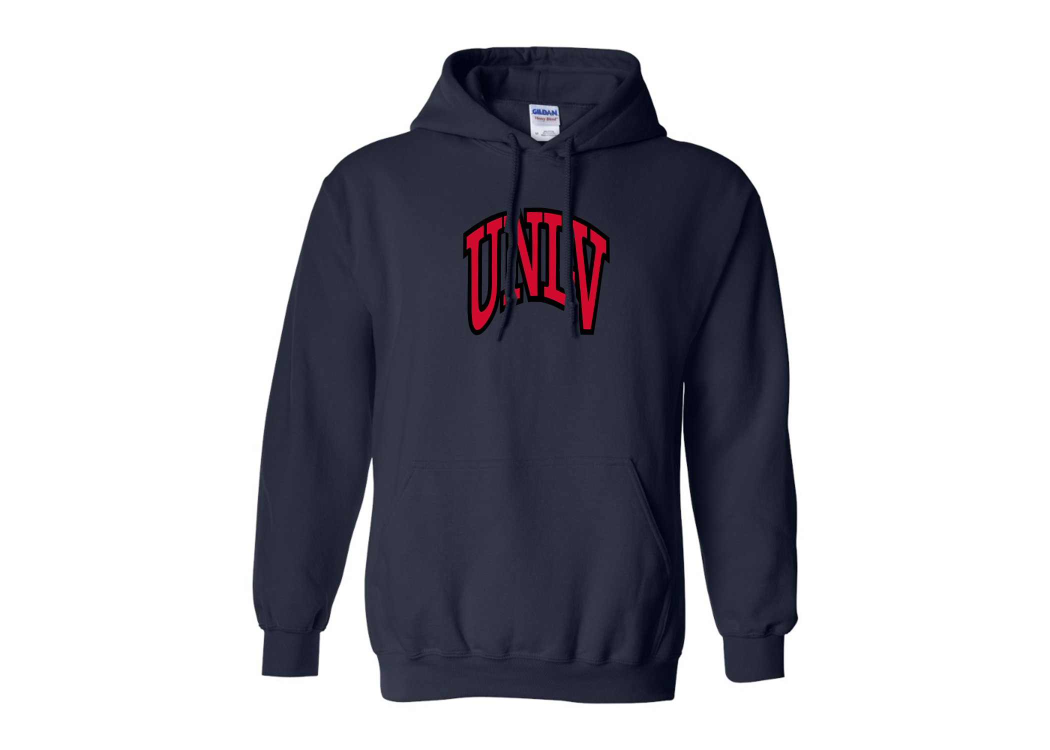 SweatRo Men's UNLV Rebels Gildan Heavy Blend Hooded Sweatshirt