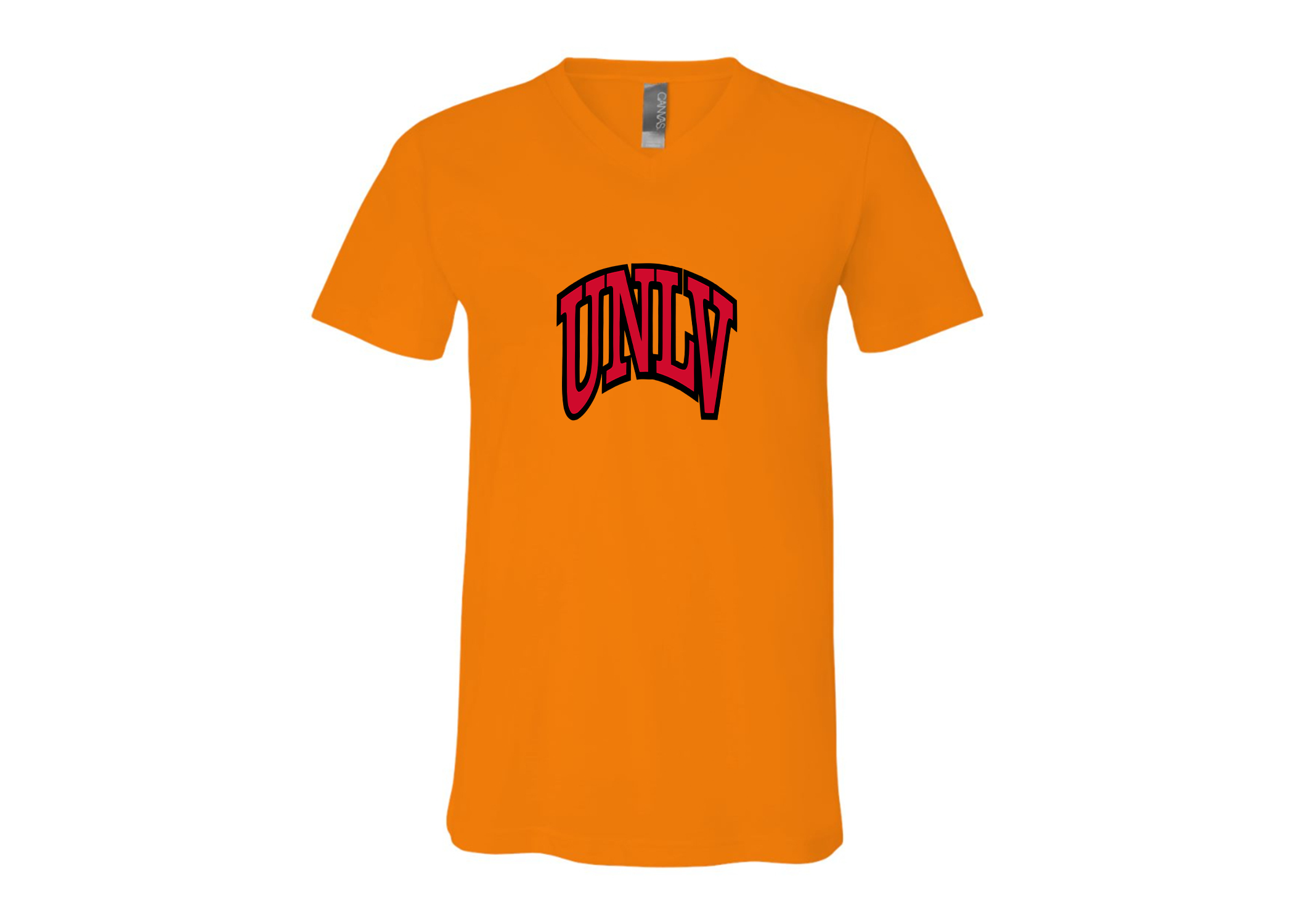 SweatRo UNLV Rebels BELLA  CANVAS - Jersey V-Neck T-Shirt