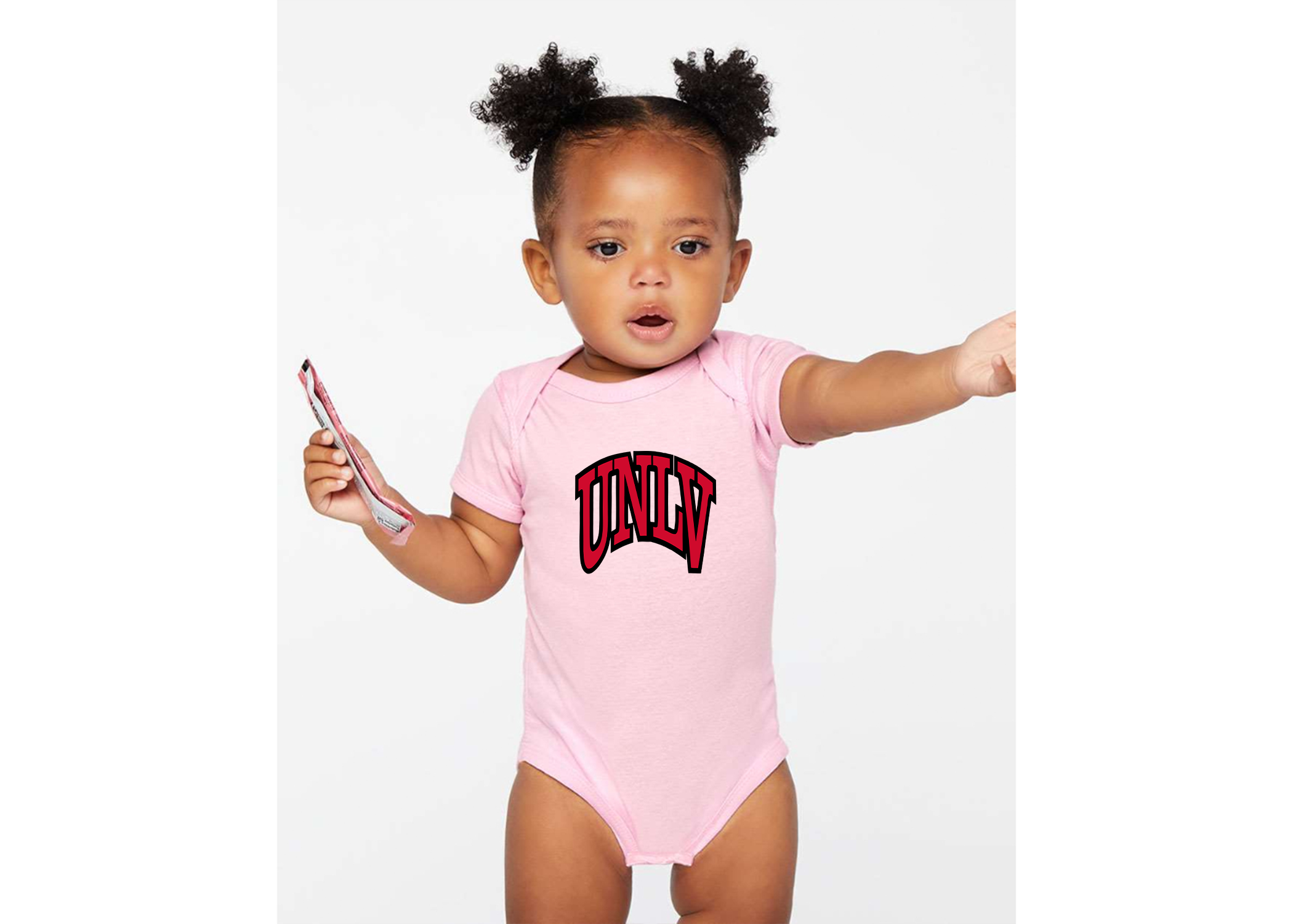 SweatRo UNLV Rebels Rabbit Skins Infant Baby Rib Bodysuit