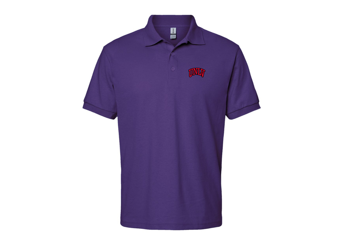 Men's UNLV Rebels Gildan Dry Blend Jersey Polo