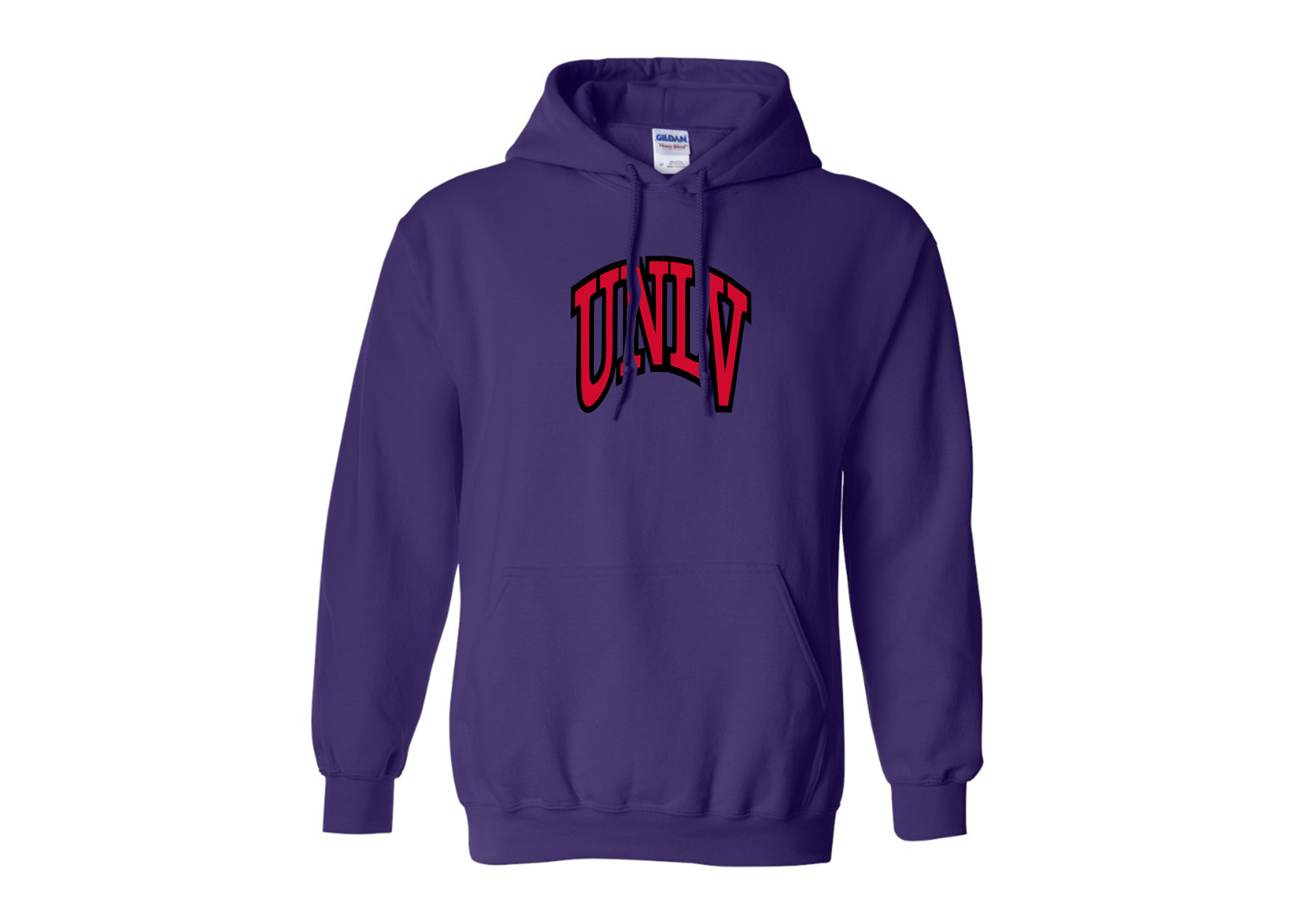 SweatRo Men's UNLV Rebels Gildan Heavy Blend Hooded Sweatshirt