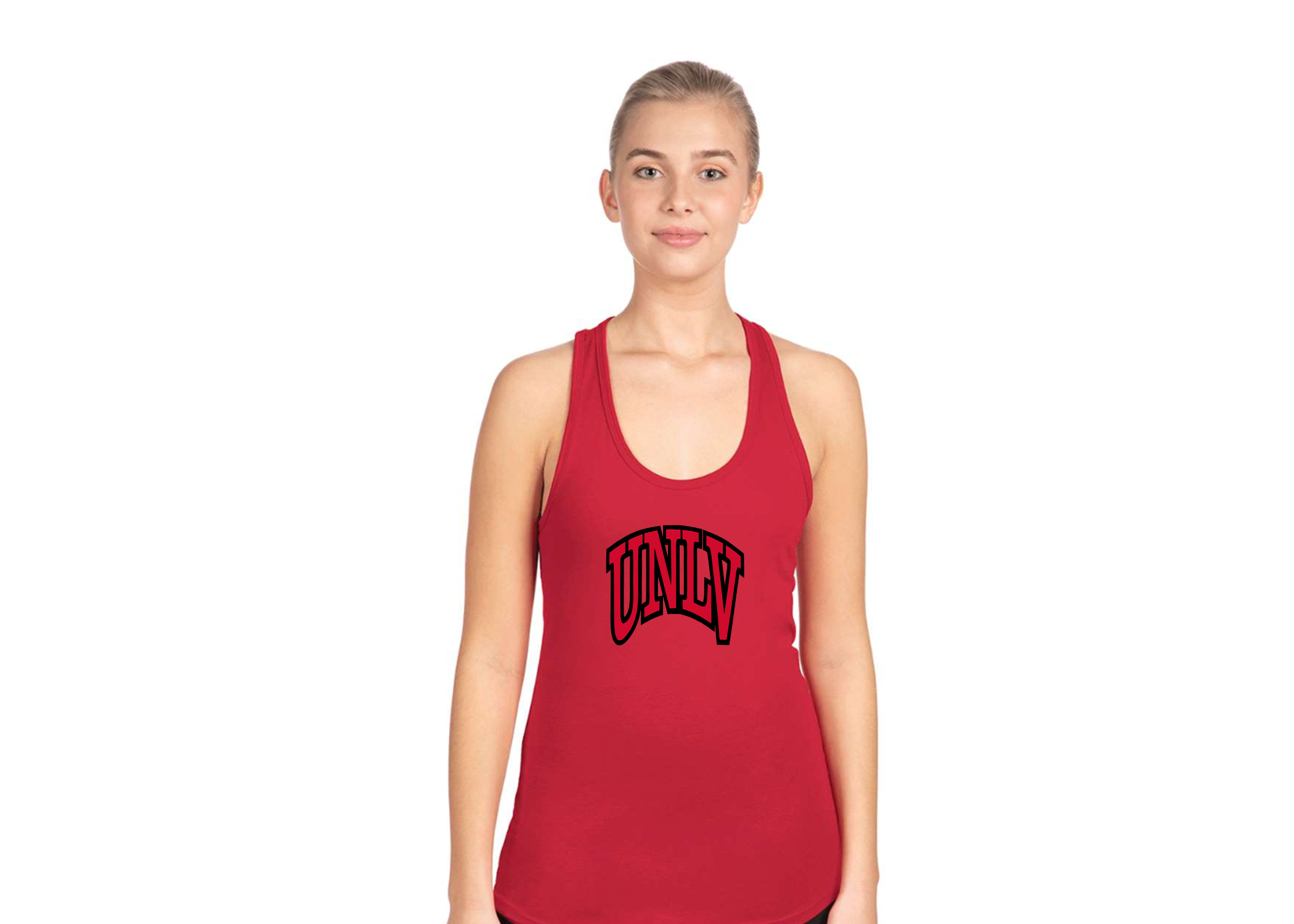SweatRo Women's UNLV Rebels Next Level Ideal Racerback Tank