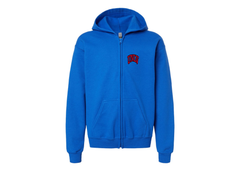 SweatRo Gildan Heavy Blend Youth UNLV Rebels Full Zip Hooded Sweatshirt