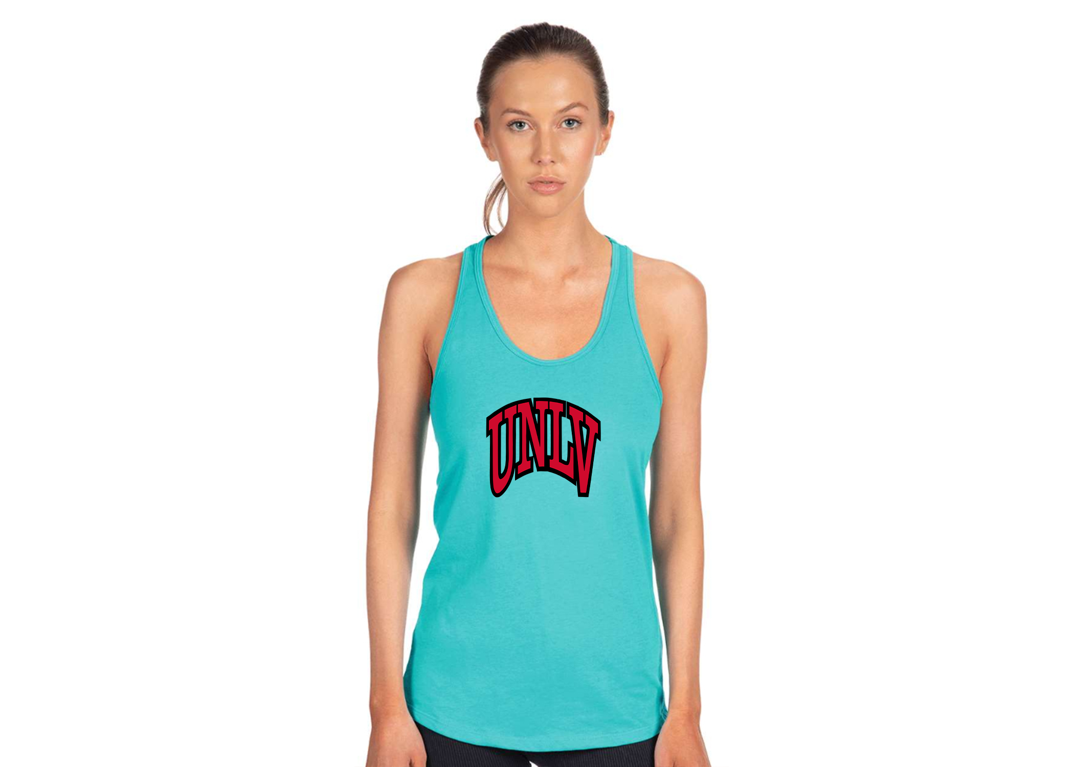 SweatRo Women's UNLV Rebels Next Level Ideal Racerback Tank