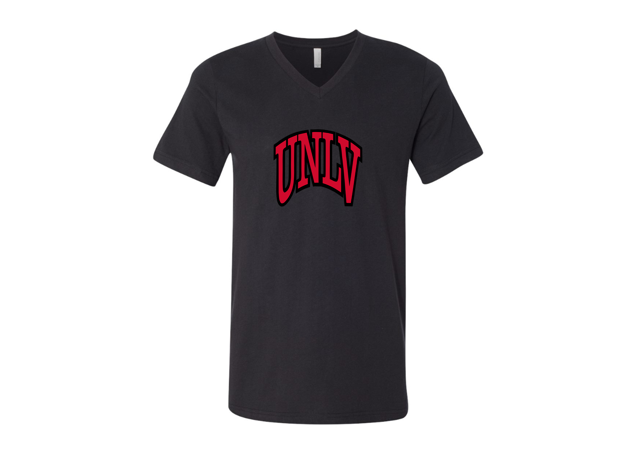 SweatRo UNLV Rebels BELLA  CANVAS - Jersey V-Neck T-Shirt